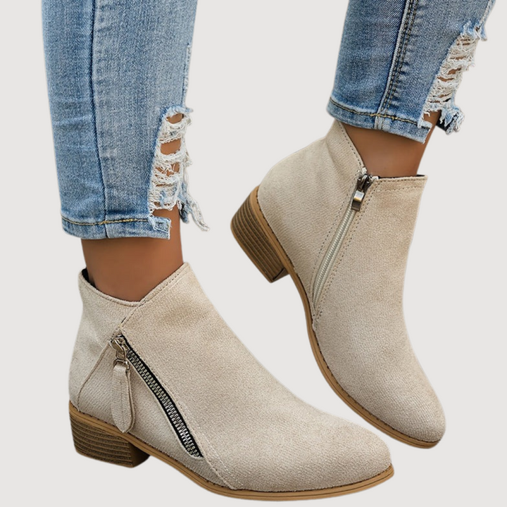 SHAYNE – CASUAL ZIP BOOTS