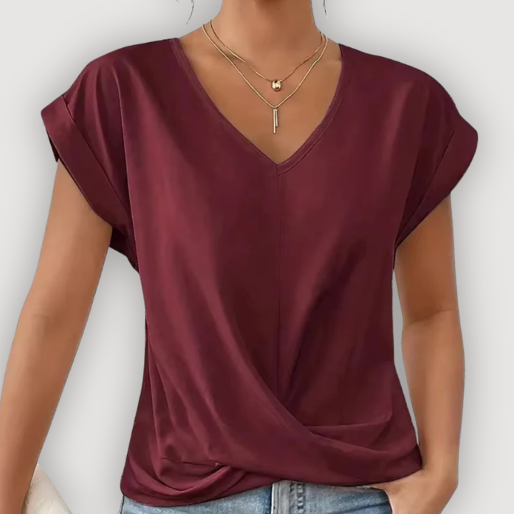 ARIA – ELEGANT DRAPE TOP