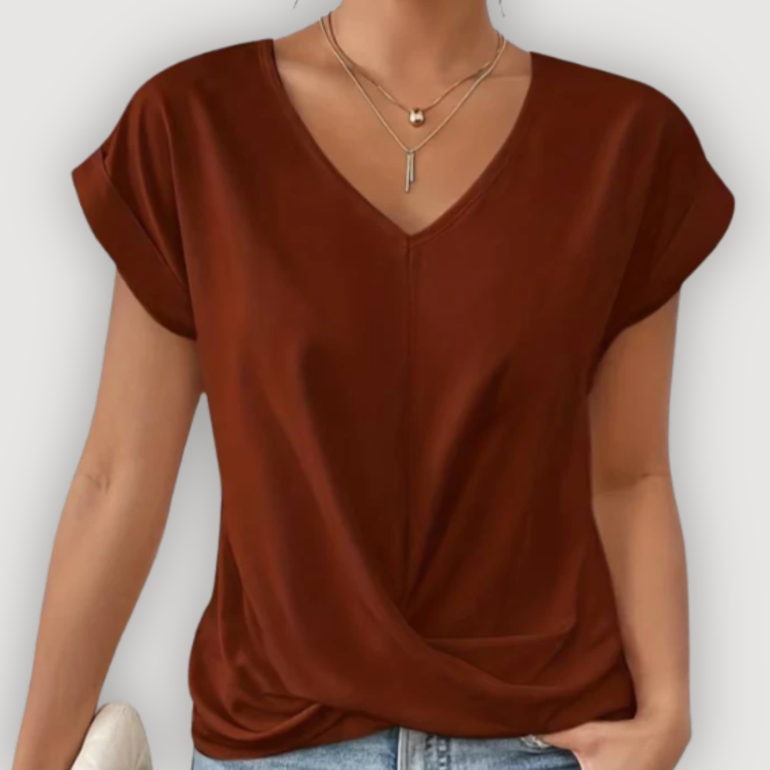 ARIA – ELEGANT DRAPE TOP