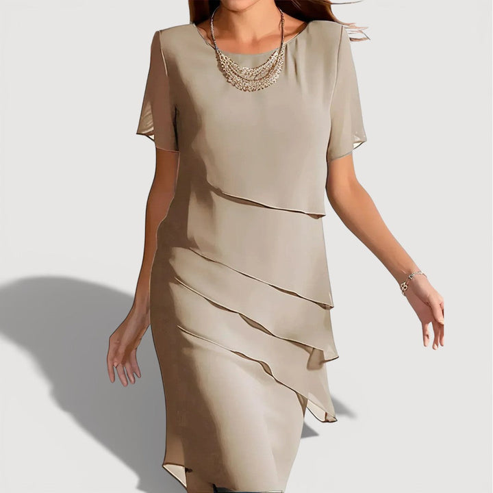 KENDRA – LAYERED MIDI DRESS