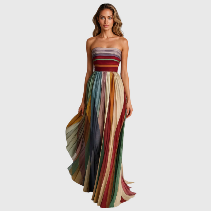 ARABELLA – FLOWING STRAPLESS MAXI DRESS