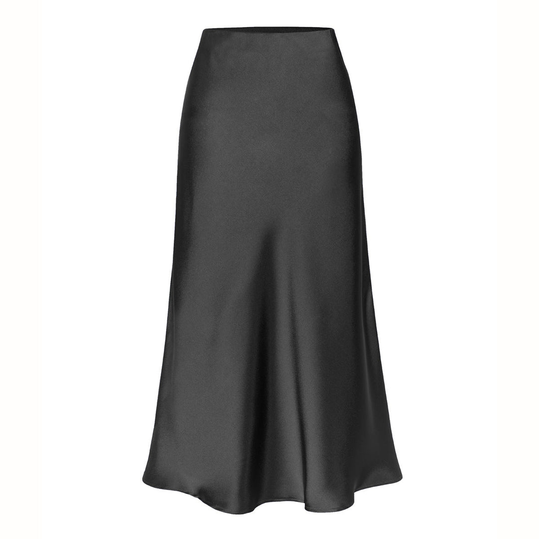 KEITH™ - Elegant High Waist Side Slit Midi Skirt